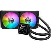 ASUS Prime LC 240 ARGB Carcasa del ordenador Sistema de refrigeración líquida todo en uno 12 cm Negro, Refrigeración por agua negro, Sistema de refrigeración líquida todo en uno, 12 cm, 75,7 m³/h, Negro