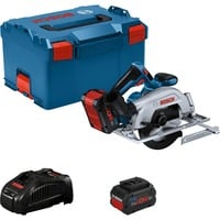 Bosch GKS 18V-57-2 16,5 cm Multicolor 5000 RPM, Sierra circular azul/Negro, Madera, Multicolor, Sin escobillas, 16,5 cm, 5000 RPM, 5,7 cm