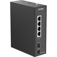 D-Link DIS-100G-06 switch No administrado L2 Gigabit Ethernet (10/100/1000) DIN rail Negro, Interruptor/Conmutador No administrado, L2, Gigabit Ethernet (10/100/1000), DIN rail
