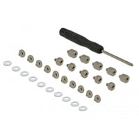 DeLOCK Juego de fijación para M.2 SSD / módulo, 31 piezas, Juego de tornillos 