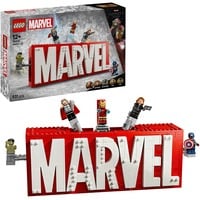 LEGO Logotipo MARVEL y Minifiguras, Juegos de construcción Juego de construcción, 12 año(s), Plástico, 931 pieza(s), 1,38 kg