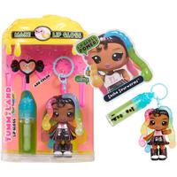 MGA Entertainment Yummiland Lip Gloss Doll Sour Sweeties - Sasha Sourworms, Muñecos Minifigura, Femenino, 4 año(s), Niño/niña, Multicolor