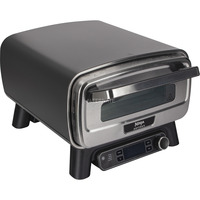 Ninja Artisan Horno eléctrico para pizza de exterior y freidora de aire MO201EU, Horno de pizza gris/Acero fino