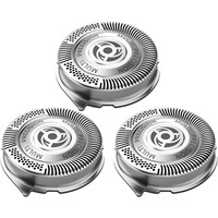 Philips SHAVER Series 5000 SH50/50 Cabezales de afeitado, Cabezal de afeitado plateado, 3 cabezal(es), Cromo, S5xxx
