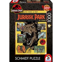 Schmidt Spiele Jurassic Park: 30 años Jurassic Park - La vida encuentra un camino, Puzzle 