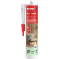 fischer Fix4Panel Adhesivo de Montaje 310ml blanco, Pegamento blanco
