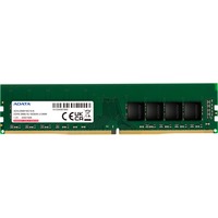 ADATA Premier módulo de memoria 4 GB 1 x 4 GB DDR4, Memoria RAM verde, 4 GB, 1 x 4 GB, DDR4, 2666 MHz, 288-pin DIMM