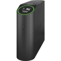 APC Back-UPS Pro BGM2200B-GR - 2200VA/1320W, 4 salidas Schuko y 2 salidas C13, 3 cargadores USB, puerto de datos USB negro, 4 salidas Schuko y 2 salidas C13, 3 cargadores USB, puerto de datos USB, Línea interactiva, 2,2 kVA, 1320 W, Seno, 168 V, 302 V