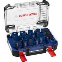 Bosch 2 608 900 447 sierra de corona Taladro 11 pieza(s) Establecer, Taladro, Ladrillo, Plástico, Azulejo de cerámica, Acero inoxidable, Madera, Azul, 6 cm, 20,22,25,32,35,40,44,51,60,64,76 mm