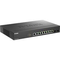 D-Link DMS-1250-10SP/E switch Gestionado 2.5G Ethernet (100/1000/2500) Energía sobre Ethernet (PoE) Negro, Interruptor/Conmutador negro, Gestionado, 2.5G Ethernet (100/1000/2500), Energía sobre Ethernet (PoE), Montaje en rack