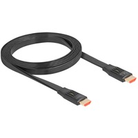 DeLOCK Cable plano HDMI de alta velocidad 48 Gps 8K 60Hz negro