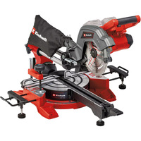 EINHELL Sierra de inglete y corte con tracción a batería TE-SM 36/8 L Li-Solo, 36 Voltios (2x18V), Sierras de corte a inglete y a bisel rojo