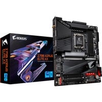GIGABYTE Z790 AORUS ELITE AX Placa base - Soporta CPUs Intel Core de 14ª generación, 16*+2+1 fases de VRM digital, hasta 7600MHz DDR5 (OC), 4xPCIe 4.0 M.2, Wi-Fi 6E, LAN de 2.5GbE, USB 3.2 Gen 2x2 negro, 16*+2+1 fases de VRM digital, hasta 7600MHz DDR5 (OC), 4xPCIe 4.0 M.2, Wi-Fi 6E, LAN de 2.5GbE, USB 3.2 Gen 2x2, Intel, LGA 1700, Intel® Celeron®, Intel® Core™ i3, Intel® Core™ i5, Intel® Core™ i7, Intel® Core™ i9,..., LGA 1700, 192 GB, DDR5-SDRAM