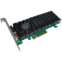 HighPoint SSD6202A controlado RAID PCI Express x8 3.0 8 Gbit/s, Tarjeta de interfaz PCI Express 3.0, PCI Express x8, 0, 1, 8 Gbit/s, 2 canales, 920,585 h