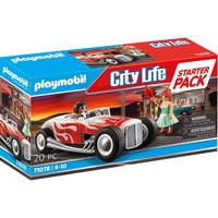 PLAYMOBIL City Life Starter Pack Hot Rod, Juegos de construcción 