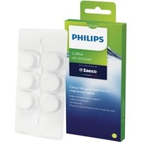 Philips Pastillas desengrasantes para cafeteras CA6704/10, Pastillas detergentes Descalcificador, Philips, 800 series, 1200 series, 2200 series, 3200 series, 4300 series, 4400 series, 5400 series, 5500..., 6 pieza(s), 70%, 100 g