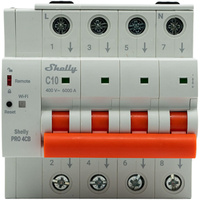 Shelly Pro 4CB C16, Copia de seguridad gris