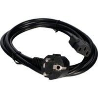Zebra 112120 Negro 1,8 m C13 acoplador CEE7/4, Cable negro, 1,8 m, C13 acoplador, CEE7/4