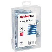 fischer Meisterbox PowerFast II cabeza redonda VG TX, Juego de tornillos 
