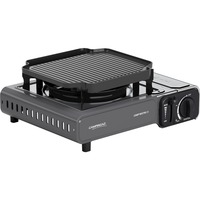 Campingaz Cocinilla de gas Camp'Bistro 3 con plancha para asar, Cocina de gas plateado/Gris