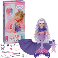 ZAPF Creation BABY born Glam Up Aura, Muñecos rosa neón