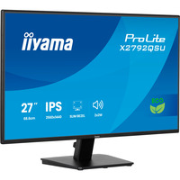 iiyama ProLite X2792QSU-B1 pantalla para PC 68,6 cm (27") 2560 x 1440 Pixeles Quad HD Negro, Monitor LED negro (mate), 68,6 cm (27"), 2560 x 1440 Pixeles, Quad HD, 3 ms, Negro