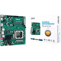 ASUS Pro H610T D4-CSM Intel H610 LGA 1700 mini ITX, Placa base Intel, LGA 1700, Intel® Celeron®, Intel® Core™ i3, Intel® Core™ i5, Intel® Core™ i7, Intel® Core™ i9, Intel® Pentium®, DDR4-SDRAM, 64 GB, SO-DIMM
