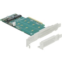 DeLOCK 89045 tarjeta y adaptador de interfaz Interno M.2, Controlador PCIe, M.2, Perfil bajo, PCIe 4.0, 5 - 50 °C, -25 - 70 °C