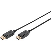Digitus Cable de conexión DisplayPort, Full HD 1080p negro