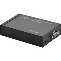 Digitus Set extensor VGA-UTP, Extensión negro