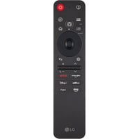 LG Magic Remote Fernbedienung MR25GA.AEU, Mando a distancia negro, TV, Pulsadores/Rueda, Por voz, Negro
