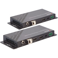 Lindy Extensor HDMI de fibra óptica, Alargador de HDMI negro