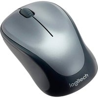 Logitech 910-002201 ratón Oficina Ambidextro RF inalámbrico Óptico 1000 DPI negro/Gris, Ambidextro, Óptico, RF inalámbrico, 1000 DPI, Gris