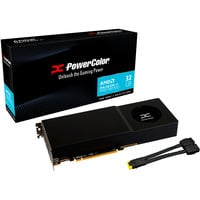 PowerColor AI PRO R9700 32G-B, Tarjeta gráfica negro
