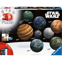 Ravensburger 3D Puzzleball Surtido: Cuerpos celestes de la galaxia Star Wars 