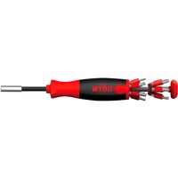 Wiha Destornillador con cargador de puntas LiftUp 25, 1/4" negro/Rojo