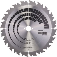 Bosch 2 608 640 701 hoja de sierra circular 31,5 cm 1 pieza(s) Madera para construcción, 31,5 cm, 3 cm, 2,2 mm, 3,2 mm, ATB (Biselado alterno)