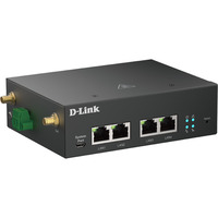 D-Link DWM-314-G router de telefonía/puerta de enlace/módem Módem/router de red móvil Módem/router de red móvil, Negro, 10,100,1000 Mbit/s, OpenVPN WireGuard, Corriente alterna, CC