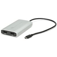 OWC Adaptador Thunderbolt 3 > Doble HDMI 4K plateado/Negro