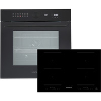 Respekta 15110000000619, Juego para horno negro