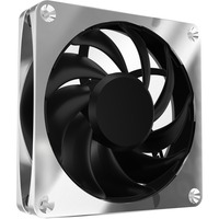 Alphacool Apex Stealth Metal 120mm Lüfter 2000rpm, Ventilador cromado/Negro
