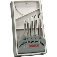 Bosch 2 608 587 170 broca Juego de brocas 5 pieza(s), Conjuntos de brocas Taladro, Juego de brocas, Cerámica dura, Azulejo de cerámica, 5.5 / 6.0 / 7.0 / 8.0 / 10.0 mm, 5 pieza(s)