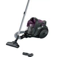 Bosch BGC05AAA1 aspiradora 1,5 L Aspiradora cilíndrica Secar 700 W Sin bolsa, Aspiradora de suelo violeta/Gris, 700 W, Aspiradora cilíndrica, Secar, Sin bolsa, 1,5 L, HEPA