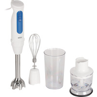 Braun Stabmixer MultiQuick 3 MQ30202M, Batidora de mano blanco/Azul