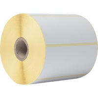 Brother BDE-1J050102-102 etiqueta de impresora Blanco Etiqueta para impresora autoadhesiva Blanco, Etiqueta para impresora autoadhesiva, Etiqueta troquelada, Transferencia térmica, Rectángulo, TD-4410D, TD-4420DN, TD-4520DN, TD-4550DNWB