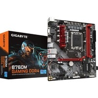 GIGABYTE B760M GAMING DDR4 Placa base - Soporta CPUs Intel Core de 14ª generación, VRM digital de 6+2+1 fases, hasta 5333MHz DDR4 (OC), 2xPCIe 4.0 M.2, LAN 2.5GbE, USB 3.2 Gen1 VRM digital de 6+2+1 fases, hasta 5333MHz DDR4 (OC), 2xPCIe 4.0 M.2, LAN 2.5GbE, USB 3.2 Gen1, Intel, LGA 1700, Intel® Celeron®, Intel® Core™ i3, Intel® Core™ i5, Intel® Core™ i7, Intel® Core™ i9,..., LGA 1700, 64 GB, DDR4-SDRAM