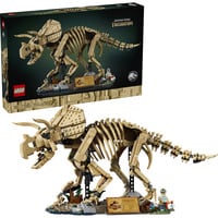 LEGO Jurassic World Fósiles de dinosaurios: Triceratops, Juegos de construcción 