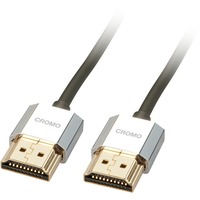 Lindy 41671 cable HDMI 1 m HDMI tipo A (Estándar) Negro negro, 1 m, HDMI tipo A (Estándar), HDMI tipo A (Estándar), 3D, Negro