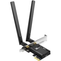 TP-Link Archer TX55E WLAN / Bluetooth 2402 Mbit/s, Adaptador Wi-Fi Inalámbrico, PCI Express, WLAN / Bluetooth, Wi-Fi 6 (802.11ax), 2402 Mbit/s, Negro