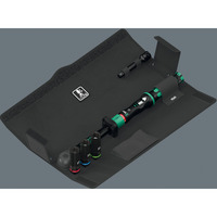 Wera Juego de cambio de ruedas Click-Torque Lock C 3 KFZ 1, 6 piezas, Llave de torsión 